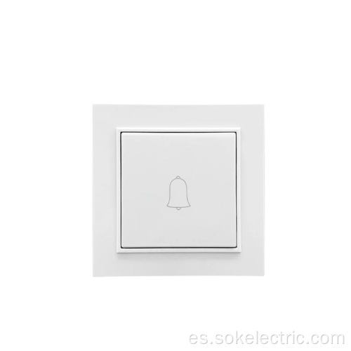 Precio de fábrica Interruptor de luz de timbre doméstico con marco